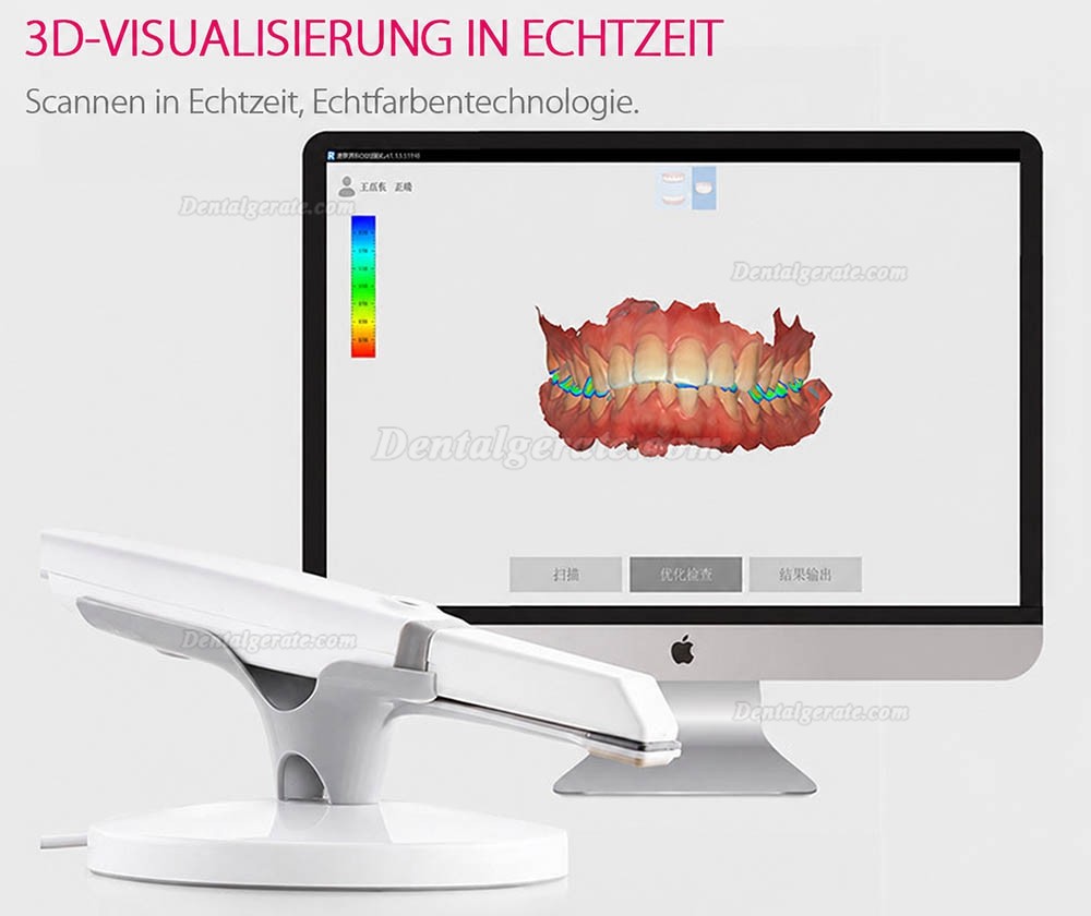 Runyes 3DS Dental 3D Digitaler Intraoralscanner Pulverloses Echtfarbscannen